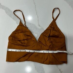 Aerie Satin Crop Top